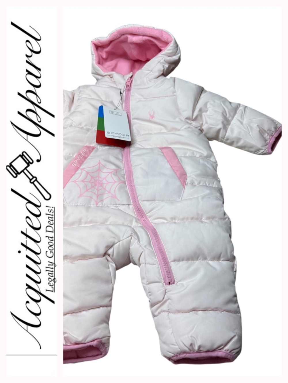 Spyder Pink Infant One-Piece WintColorer Snowsuit